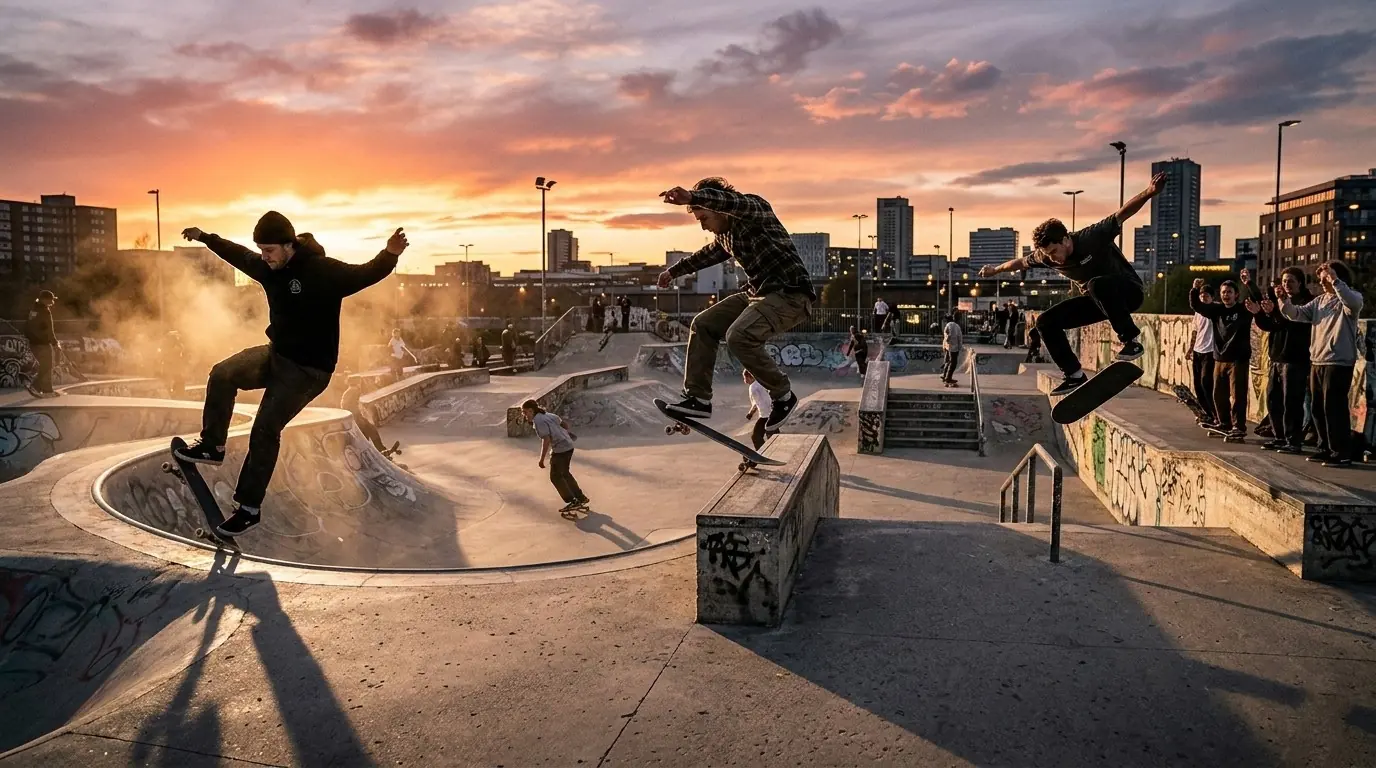 Skateboarding